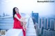 Beauty Crystal Lee ventured into blooming on the roof of a high-rise building (8 photos) P8 No.7cae7c