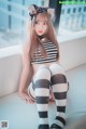 Hanari 하나리, [DJAWA] Catgirl in Stripes Set.01 P12 No.ebb370