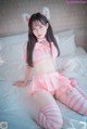 Myua 뮤아, [DJAWA] Catgirl in Pink Set.01 P1 No.0b3556
