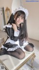 Coser @ 桜 井 宁宁 Vol.030: 双 马尾 黑丝 女仆 (62 photos) P18 No.8c0134