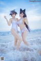 Coser @ 抖 娘 - 利 世: 獒 犬 海边 泳装 (41 photos) P1 No.4f0e25